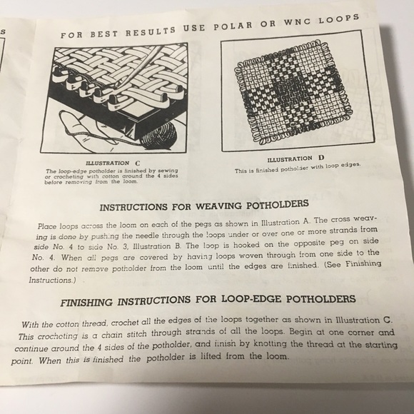 VTG HANDICRAFT LOOM WITH FRAME WEAVING - Picture 6 of 9